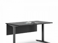 Стол нерегулируемый LVL UP-02-180х80 RAL 9005, Муар чёрный фото