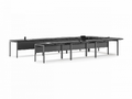 Конференц стол D.SYS КС-140х70-02 RAL 9005, Муар чёрный фото