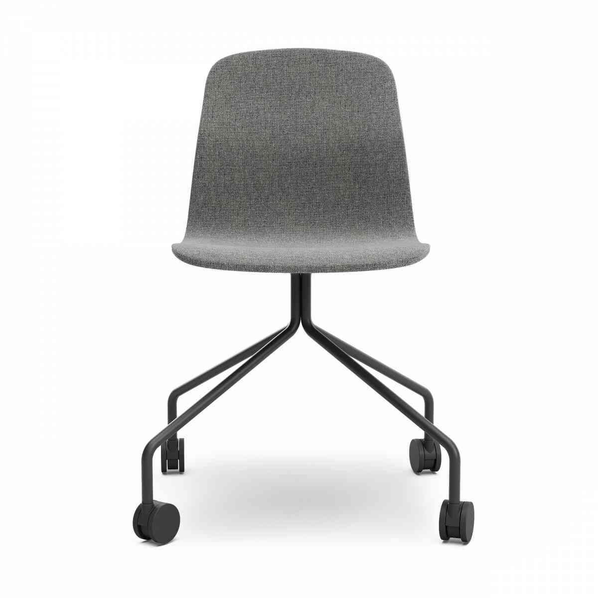 LOVKO Стул мягкий на колесиках (крестовина), RAL 9005, c995 фото 3