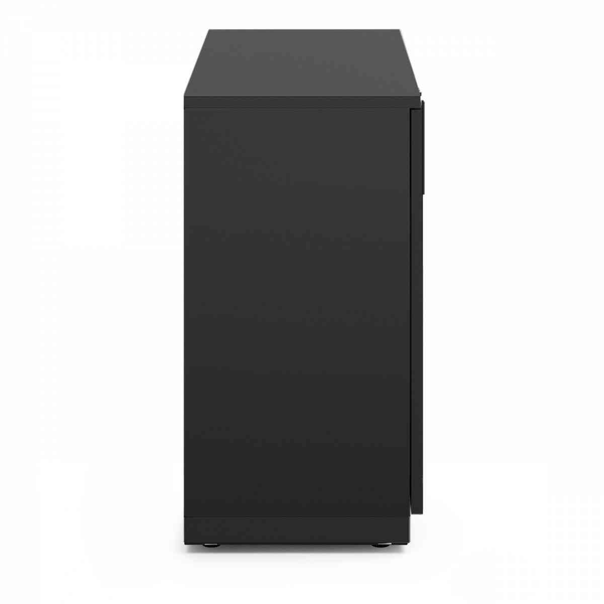 Шкаф архивный малый OASYS ША-80х2-03 RAL 9005, Муар чёрный фото 3
