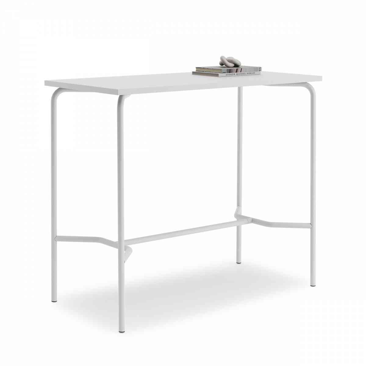 Стол барный GIBKO прямоугольный 120х60 RAL 9016, Белый Премиум фото 1