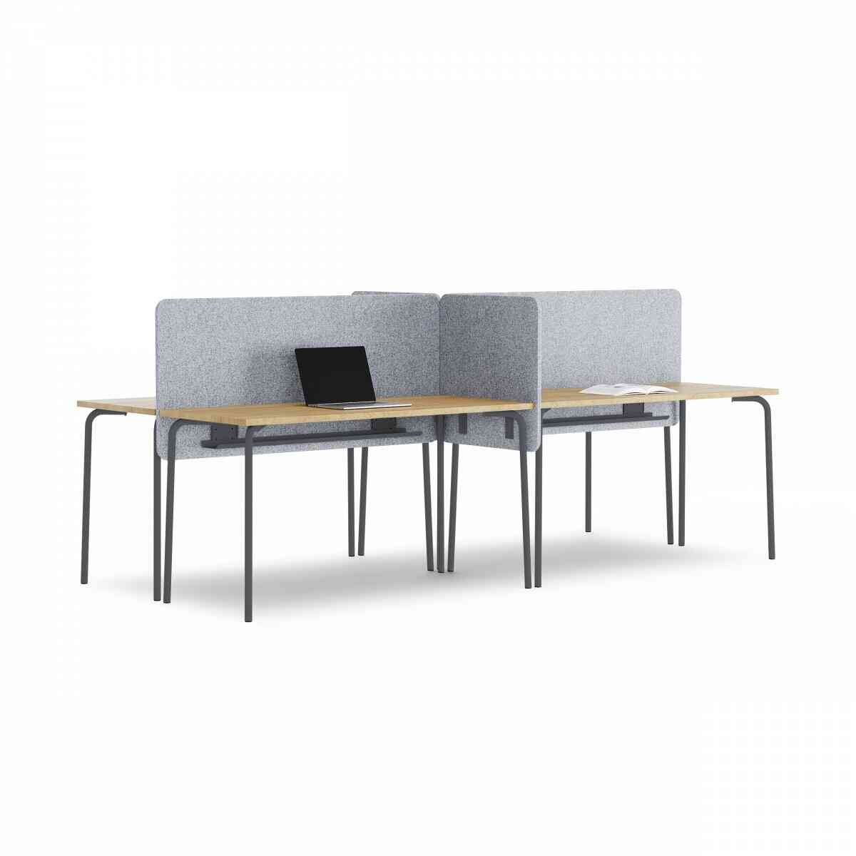 Рабочая станция GIBKO PC-2 RAL 7024, Гикори натуральный фото 1