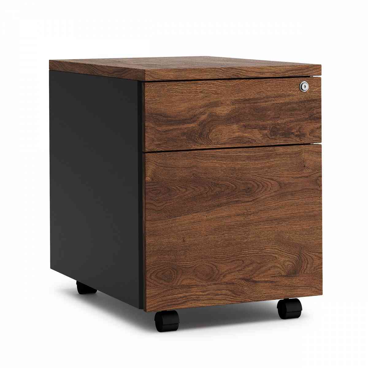 Тумба офисная PUMBA S2 RAL 9005, Дуб Чарльстон фото 1