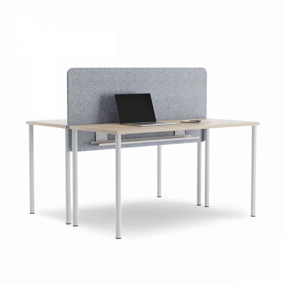 Рабочая станция PROSTO PC 140х60-1 RAL 9016, Акация Лэйклэнд фото 1
