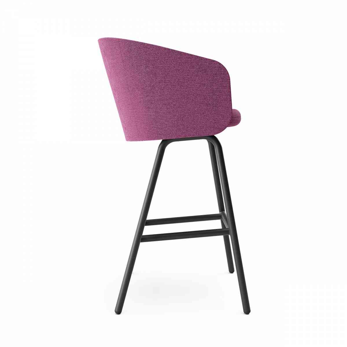 Стул Plum барный RAL 9005, 014 фото 3