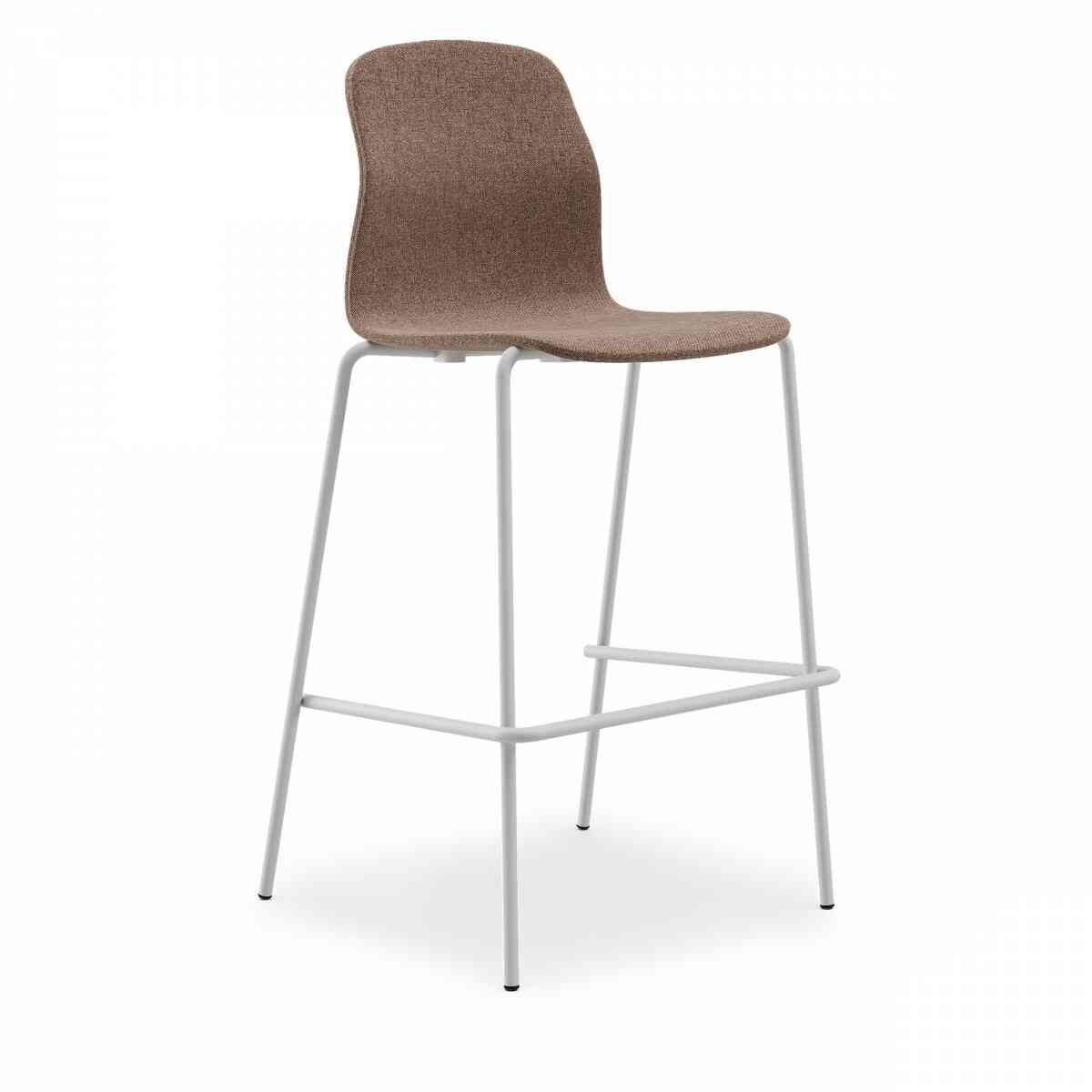 LOVKO Стул мягкий барный h75, RAL 9016, c232 фото 1