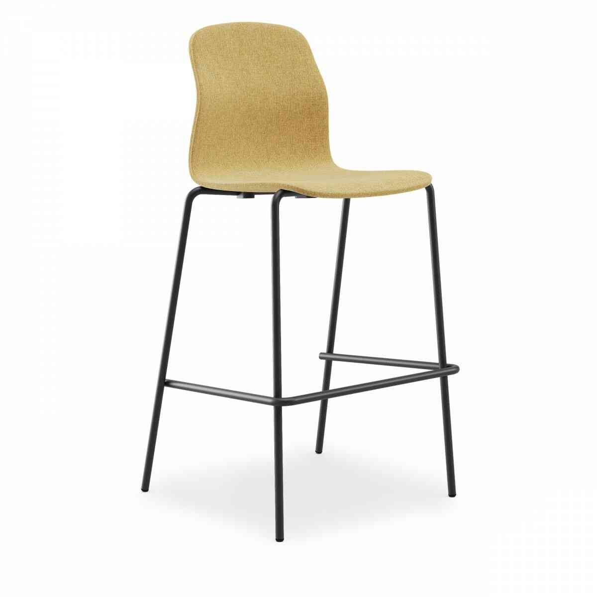 LOVKO Стул мягкий барный h75, RAL 9005, c512 фото 1