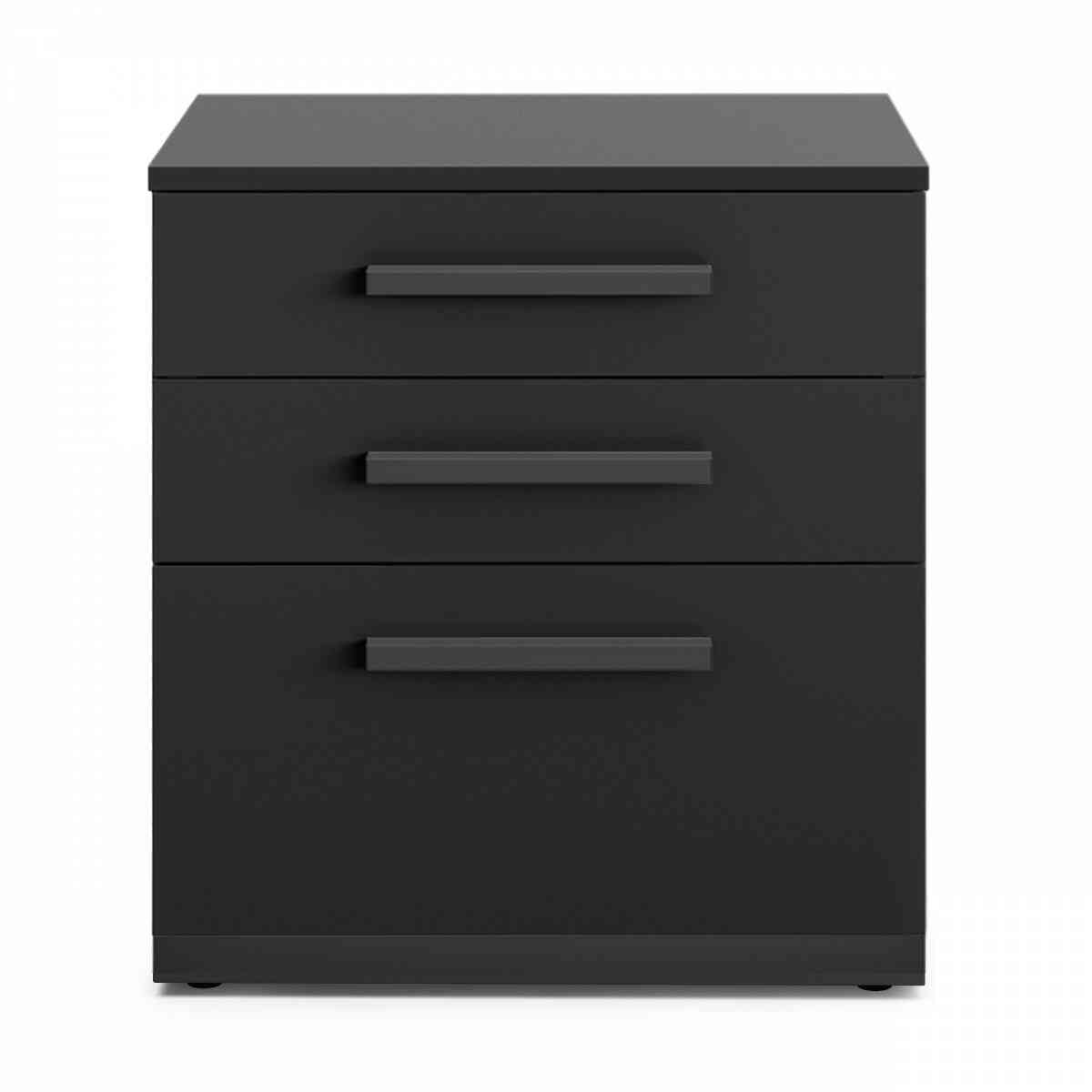 Шкаф архивный малый OASYS ША-80х2-04 RAL 9005, Муар чёрный фото 2