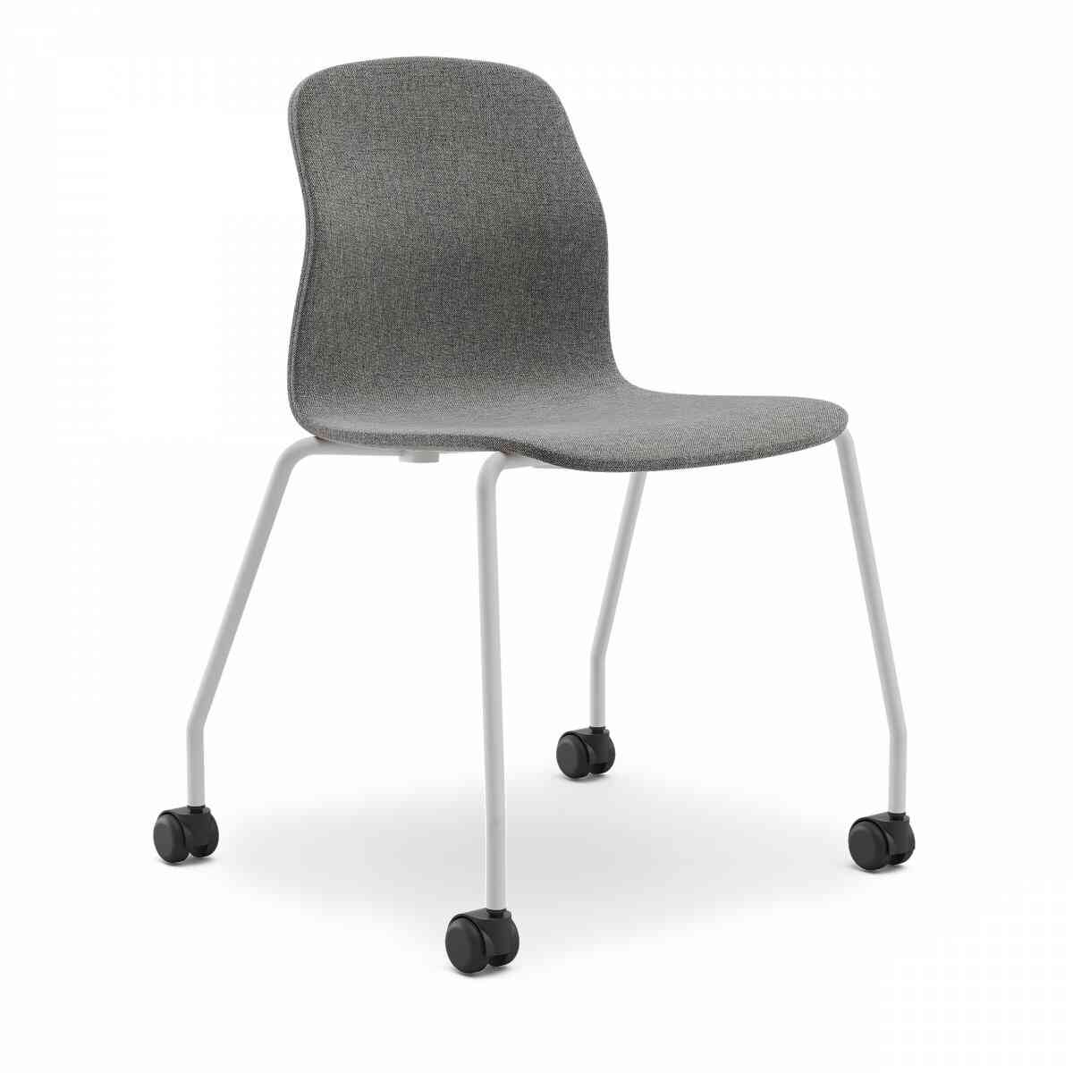 Стул мягкий на колесиках LOVKO, RAL 9016, c995 фото 1