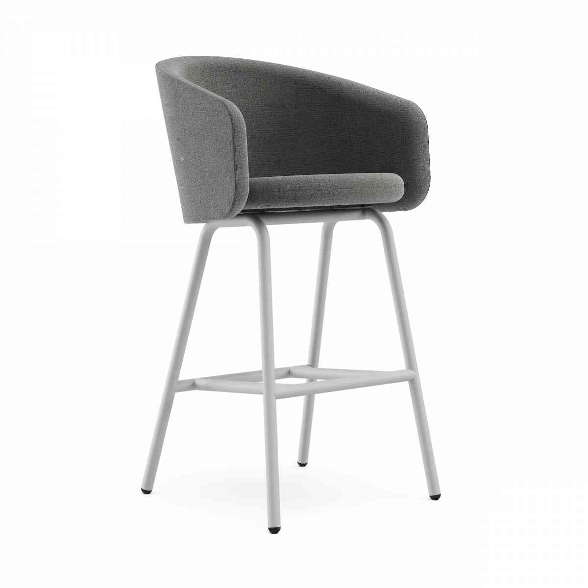 Стул Plum барный RAL 9016, c995 фото 1