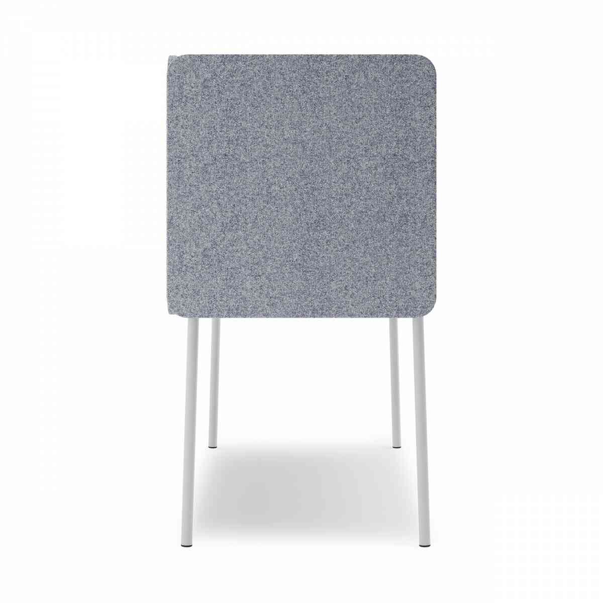 Стол прямоугольный GIBKO с экранами 140х60 RAL 9016, Акация Лэйклэнд фото 2