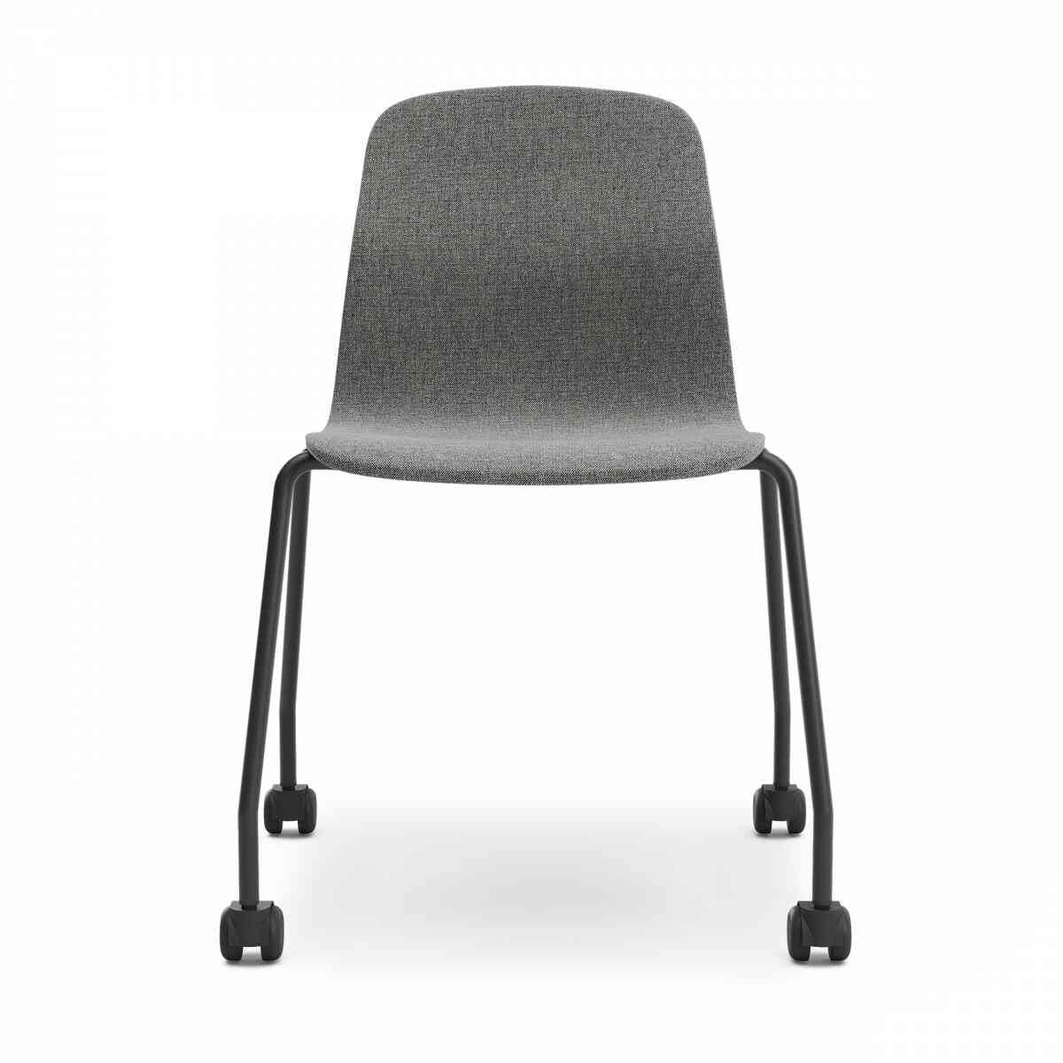 Стул мягкий на колесиках LOVKO, RAL 9005, c995 фото 3