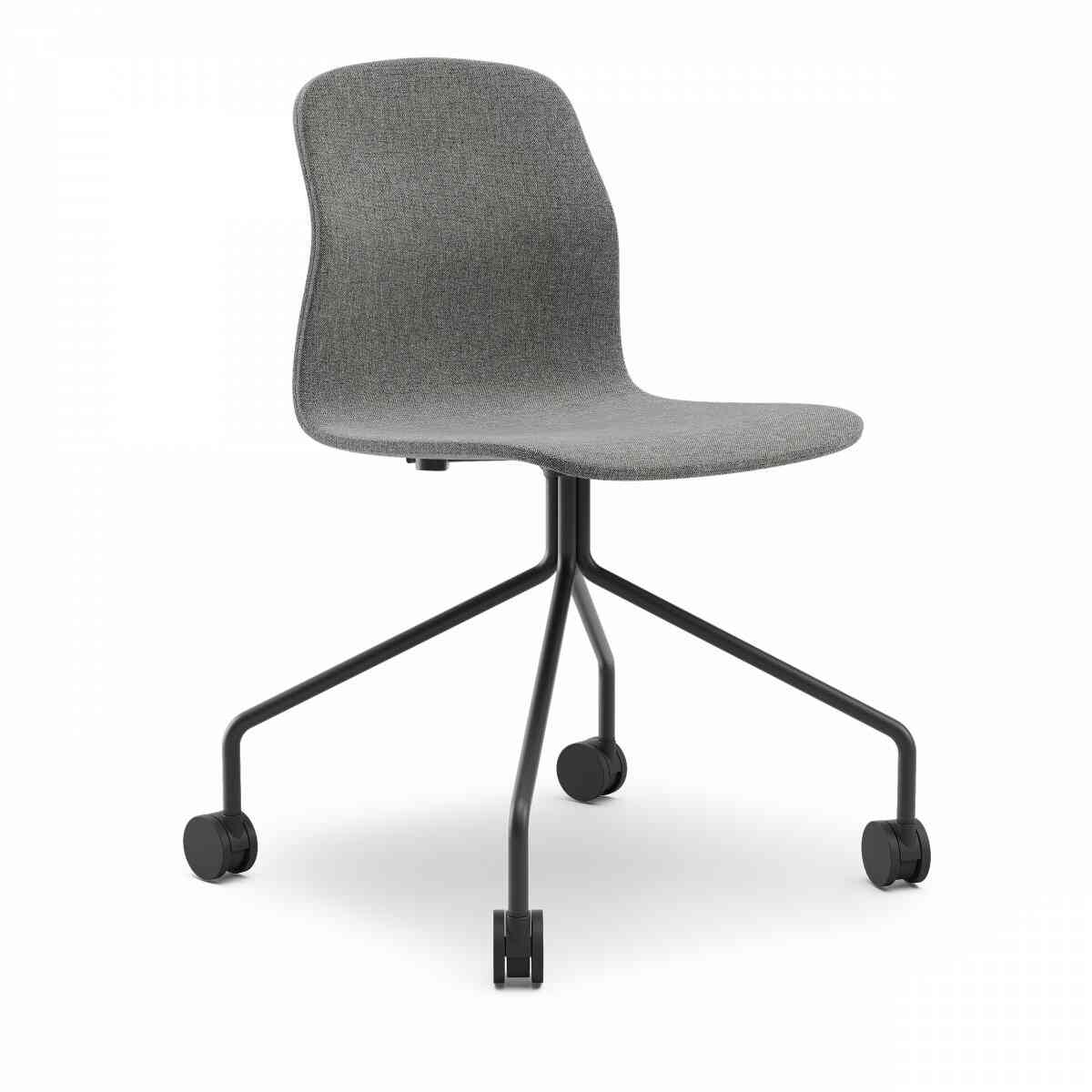LOVKO Стул мягкий на колесиках (крестовина), RAL 9005, c995 фото 1